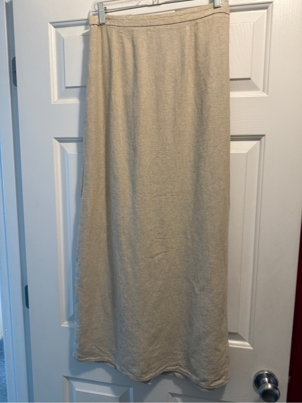 Old Navy Tan Linen Blend Maxi Skirt